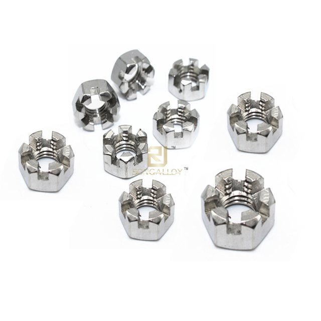 Metric DIN 935 Hexagon Slotted Castle Nuts